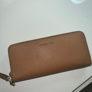 MK Tan wallet